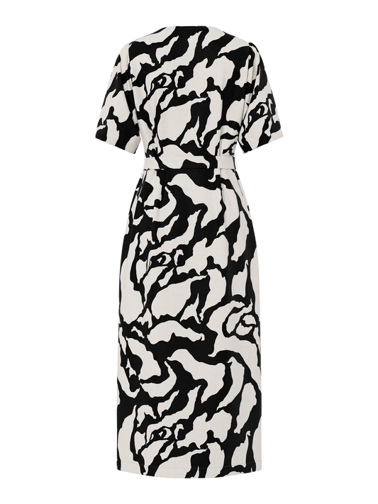 Vestido estampado.
