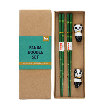 Set palillos panda.