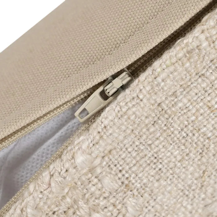 Cojín lino-algodón.