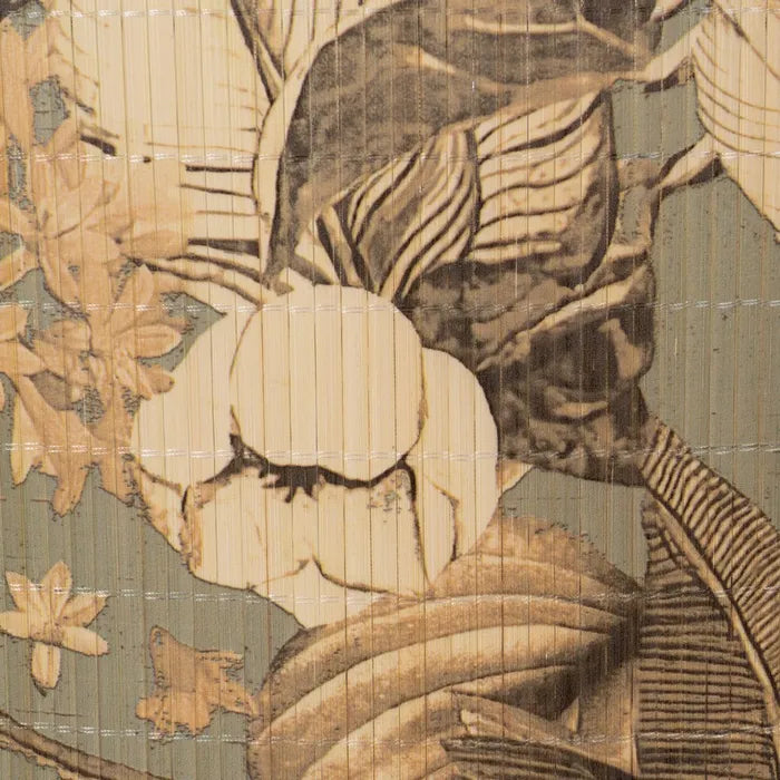 Lámpara paisaje bambú.