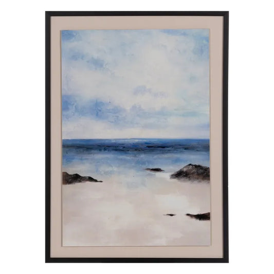 Cuadro pintura playa.