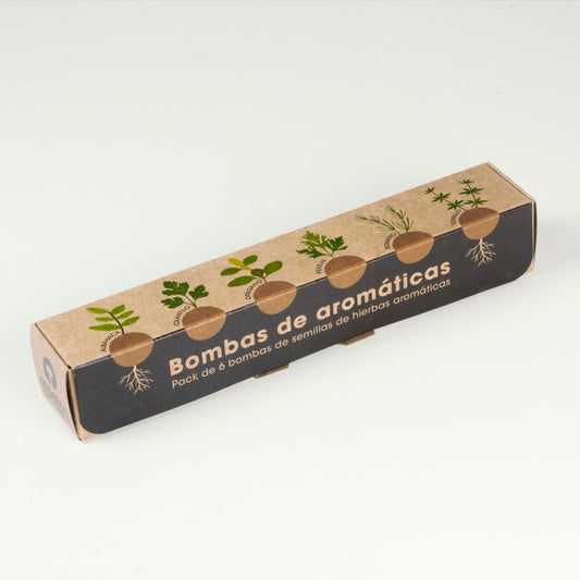 Pack seis bombas aromáticas.