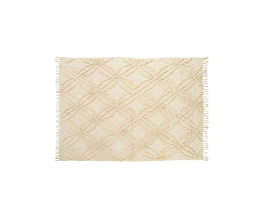 Manta de cama algodón.