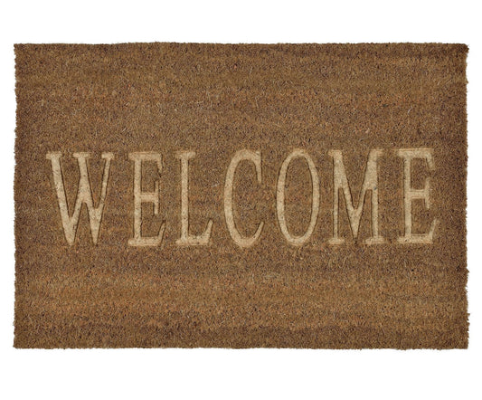 Felpudo fibra de coco.