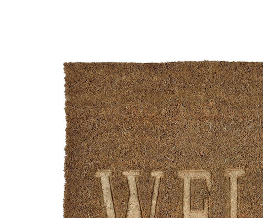 Felpudo fibra de coco.