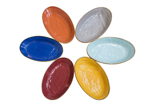 Bandeja ovalada mediterráneo.