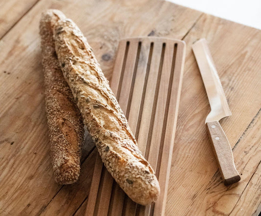 Tabla cortar acacia.