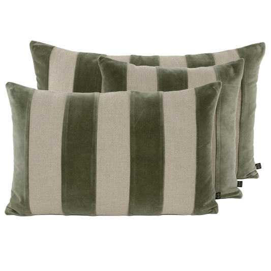 Cojín BRISBANE kaki 40x60cm.