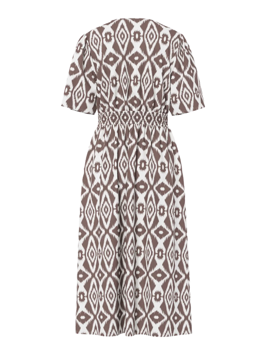 Vestido estampado.