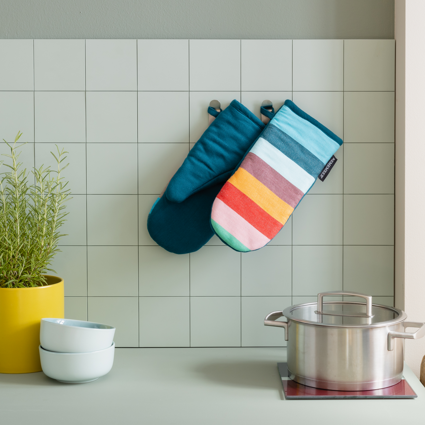 Guantes para horno.