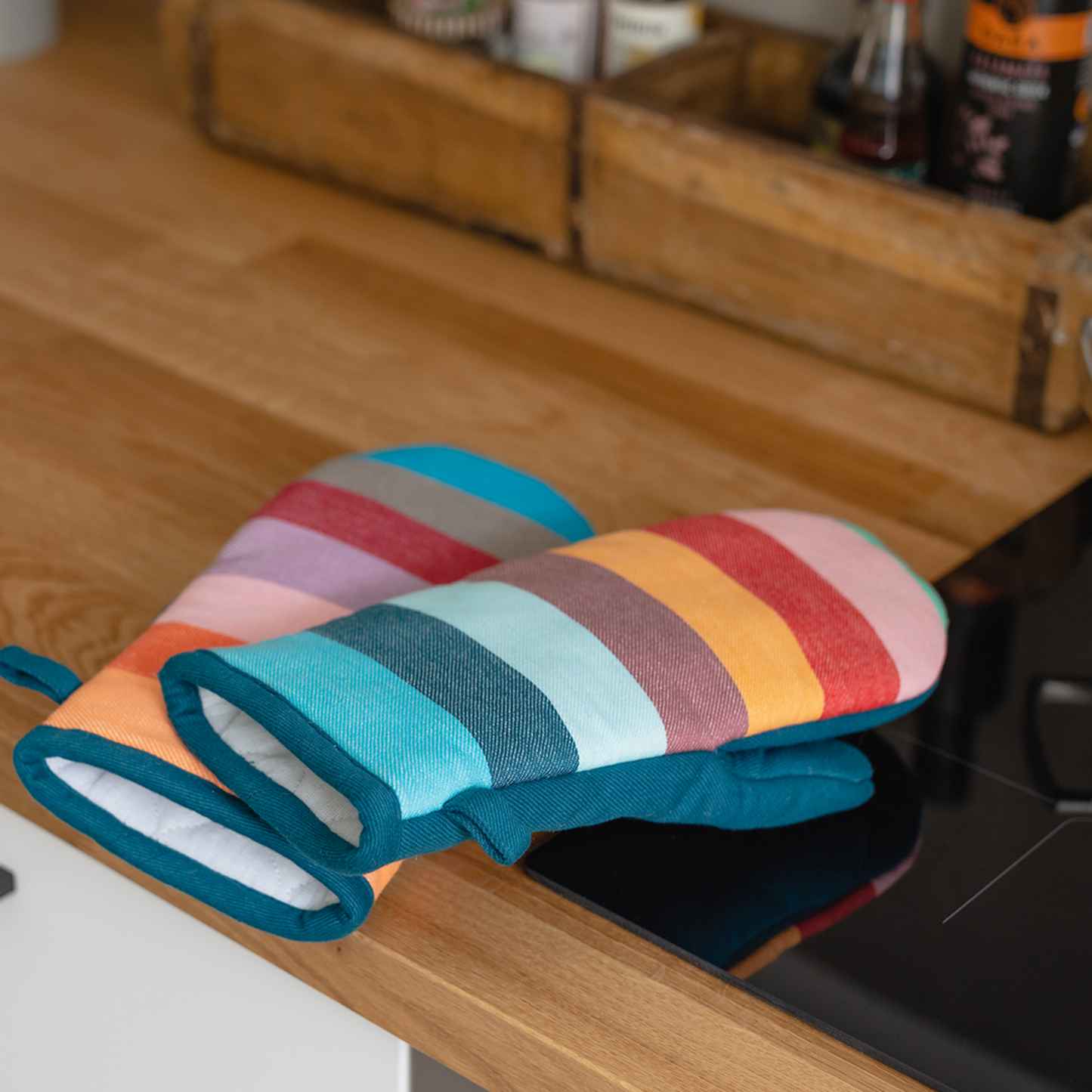 Guantes para horno.