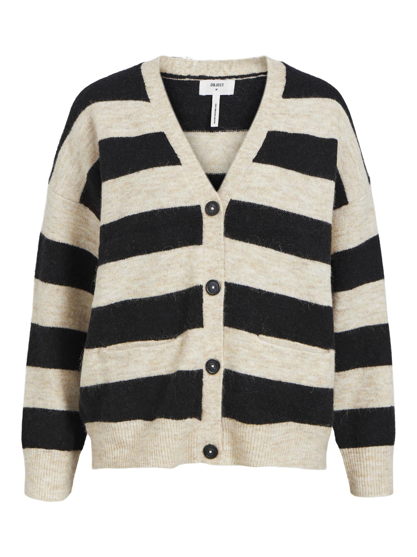Cardigan a rayas.