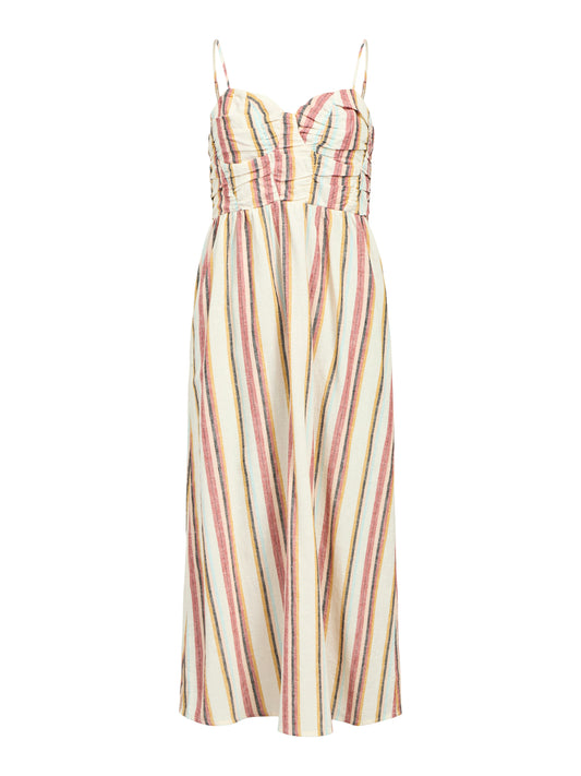 Vestido algodón y lino.