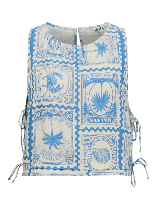 Top estampado.