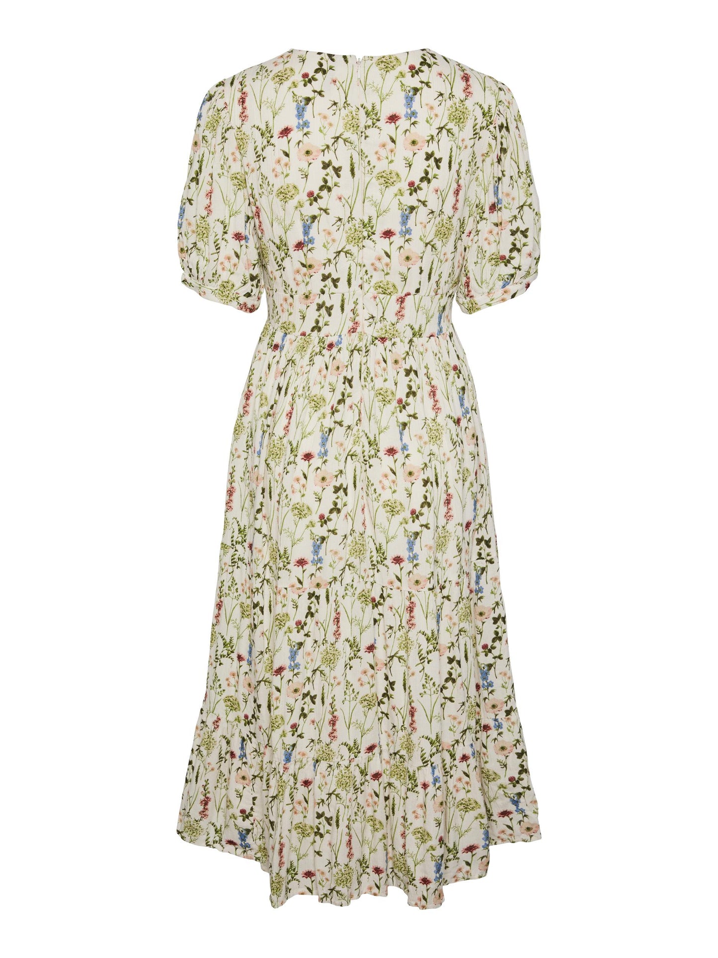 Vestido midi floral.