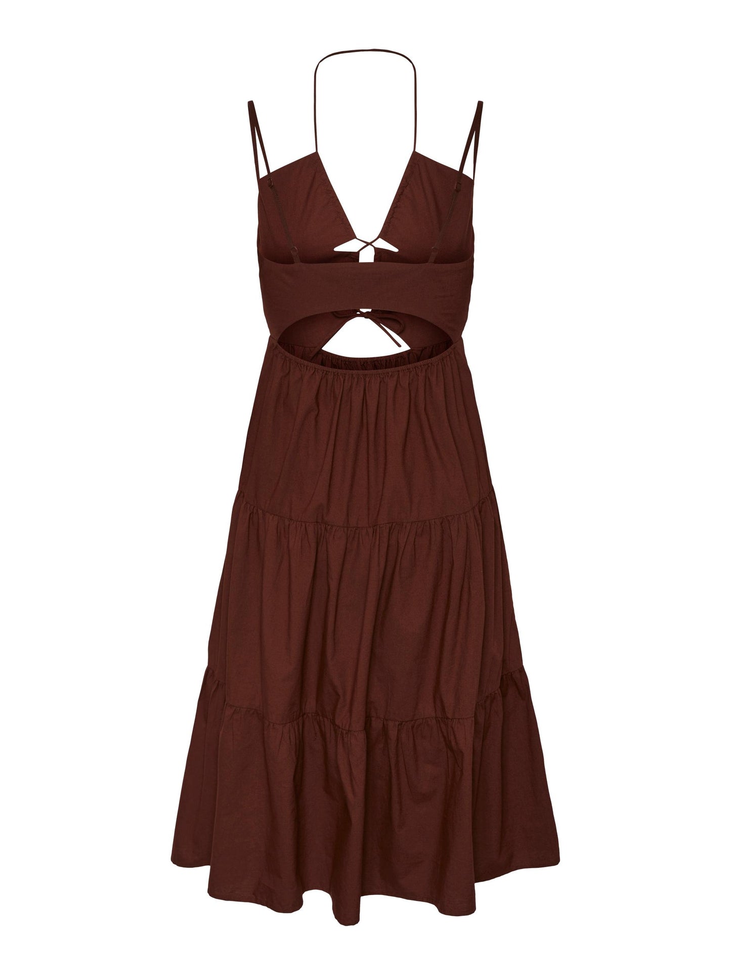 Vestido midi lazada.