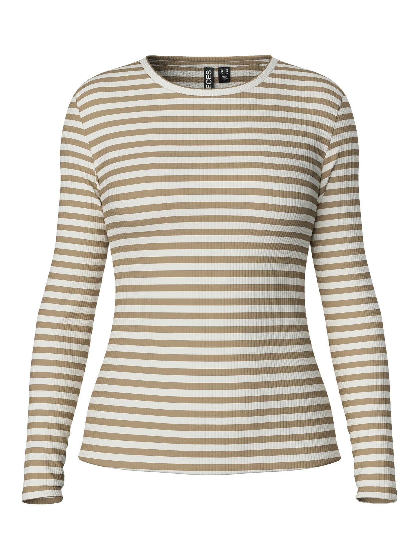 Camiseta básica a rayas.