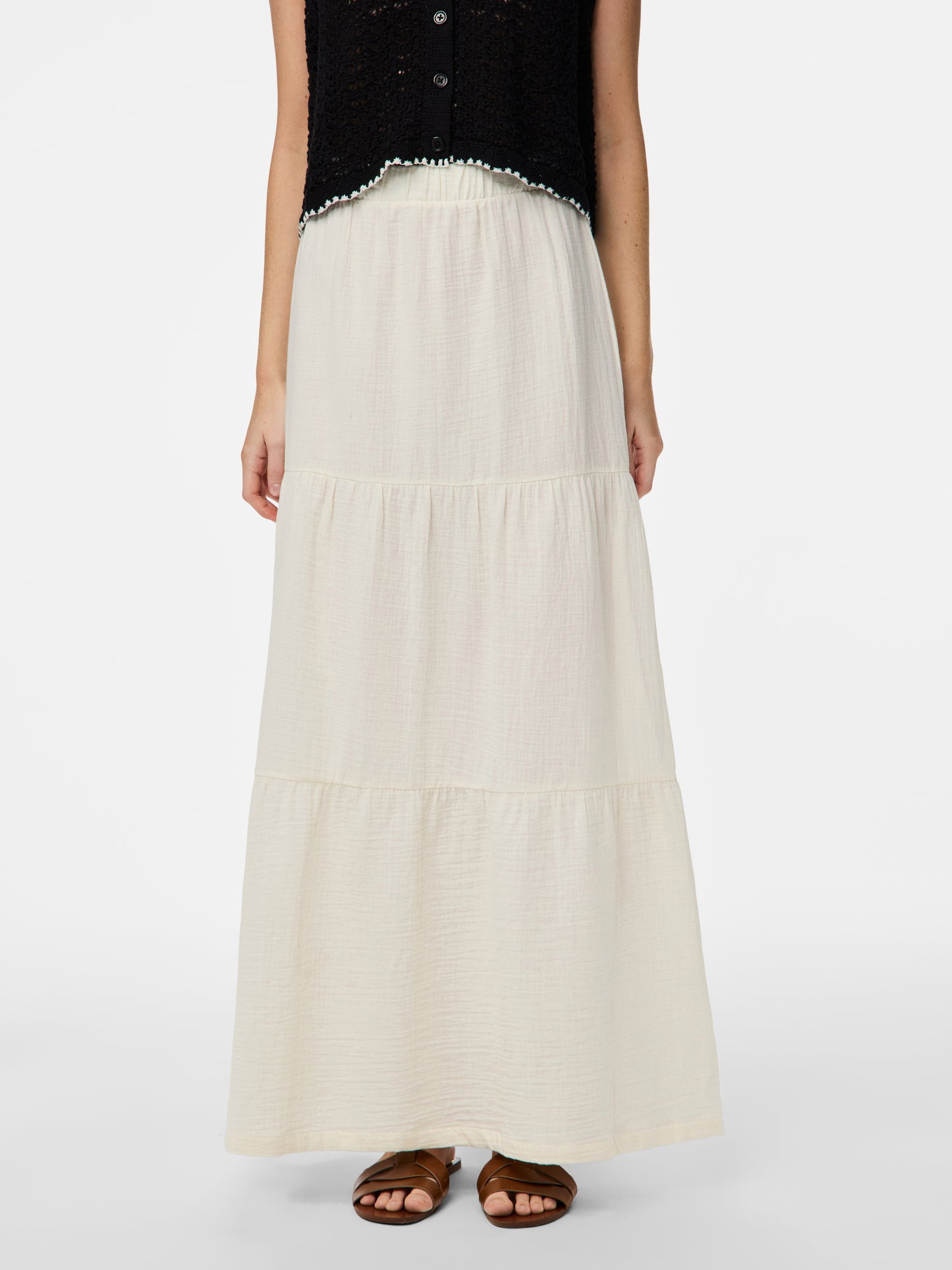 Falda maxi.