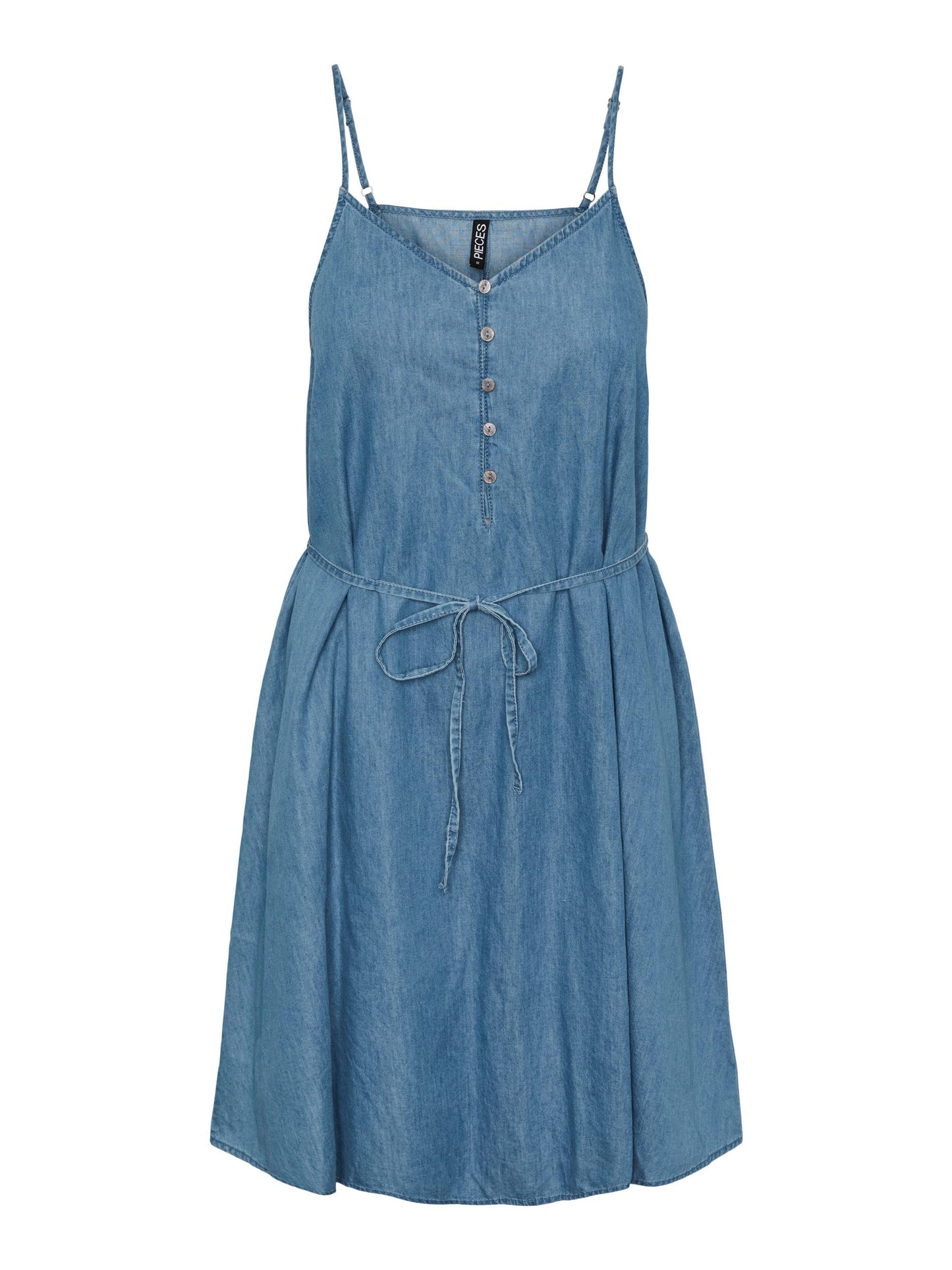 Vestido midi denim.
