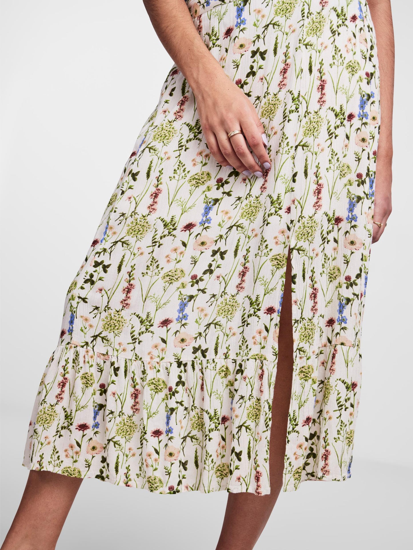 Falda maxi estampado.