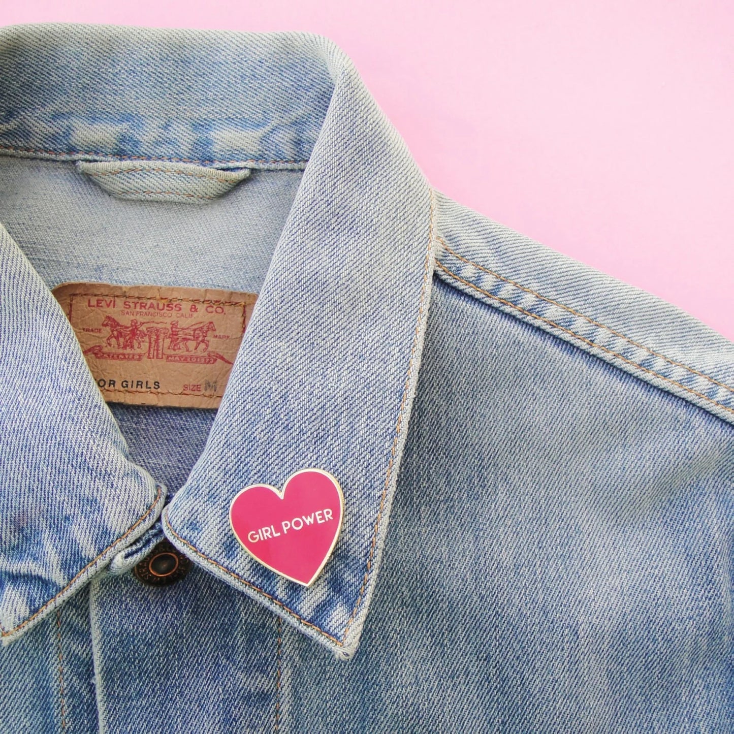 Pin girl power.