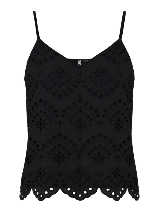 Top calado algodón.