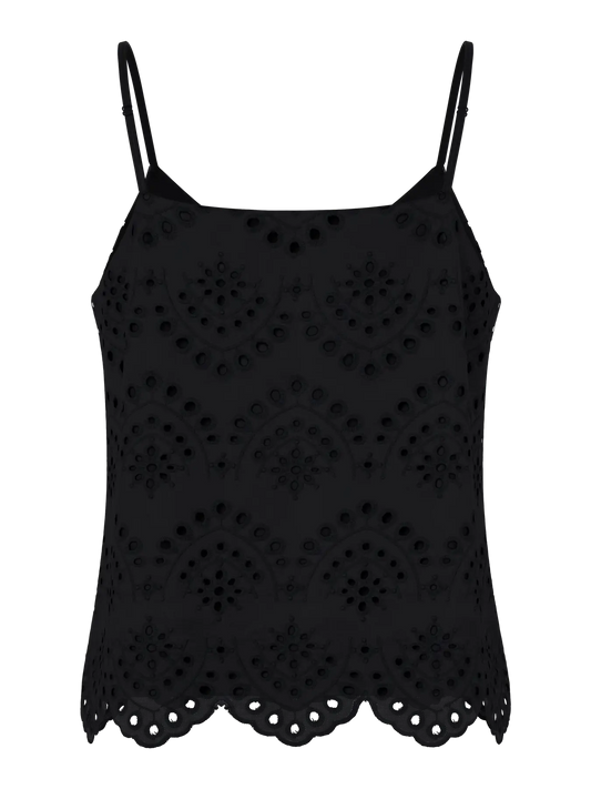 Top calado algodón.