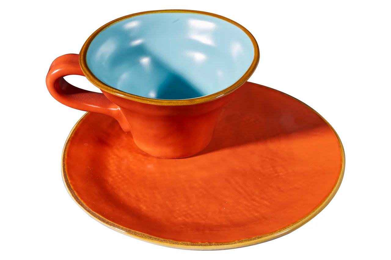 Set café mediterráneo.