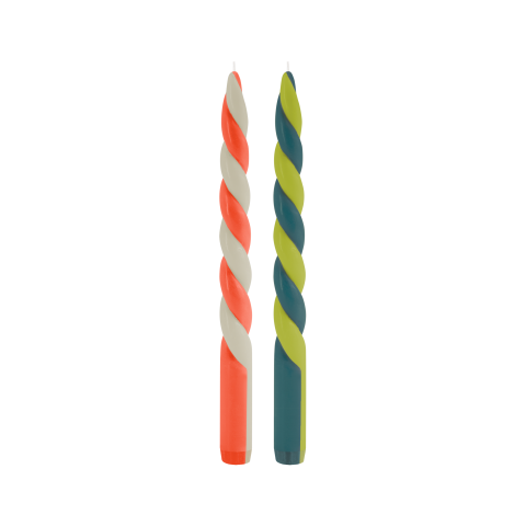 Set velas espiral.