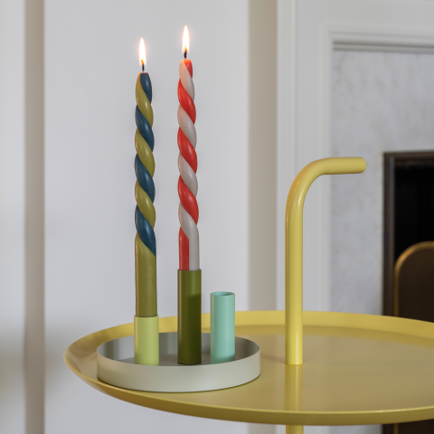 Set velas espiral.