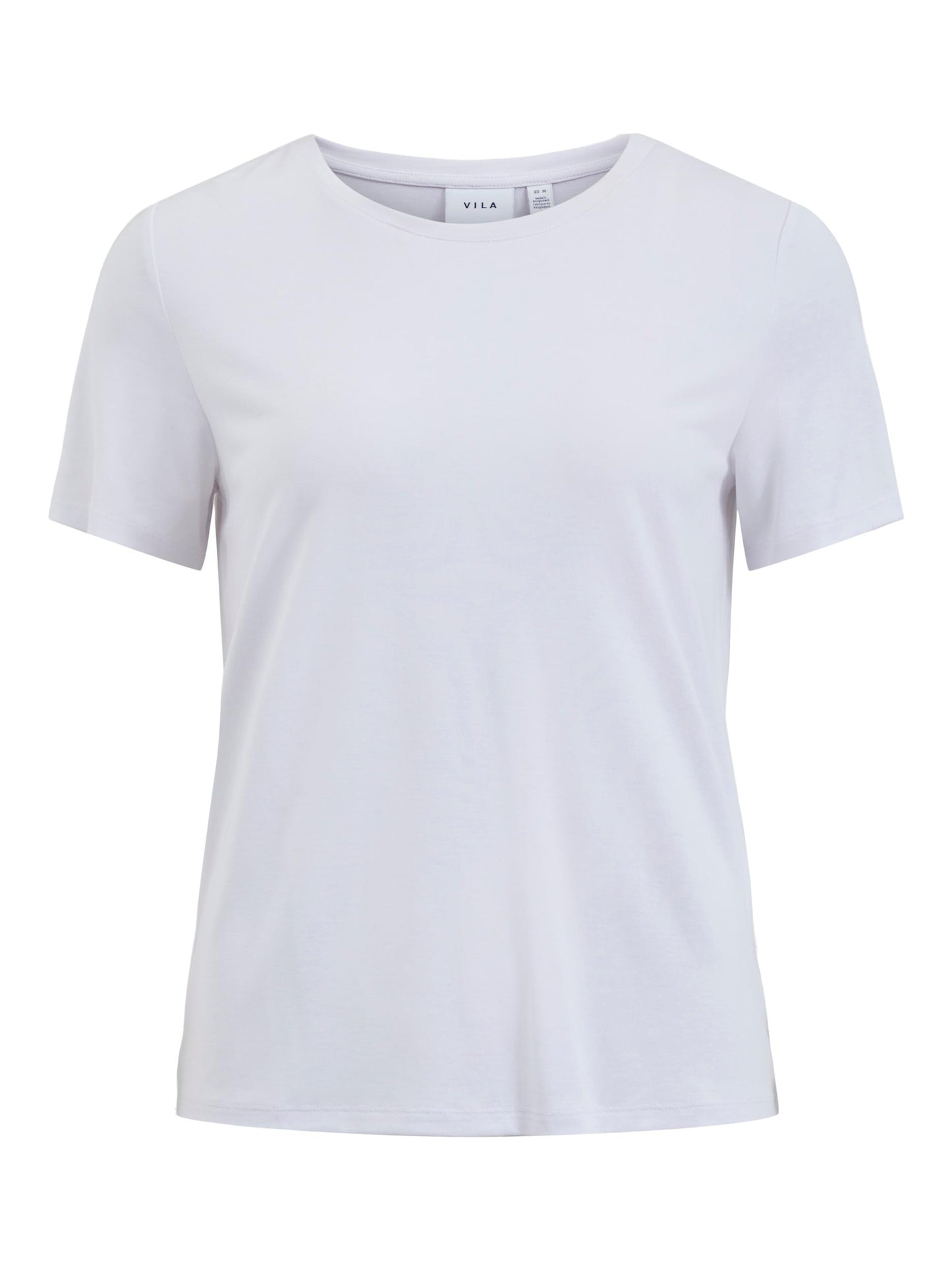 Camiseta básica cuello redondo.