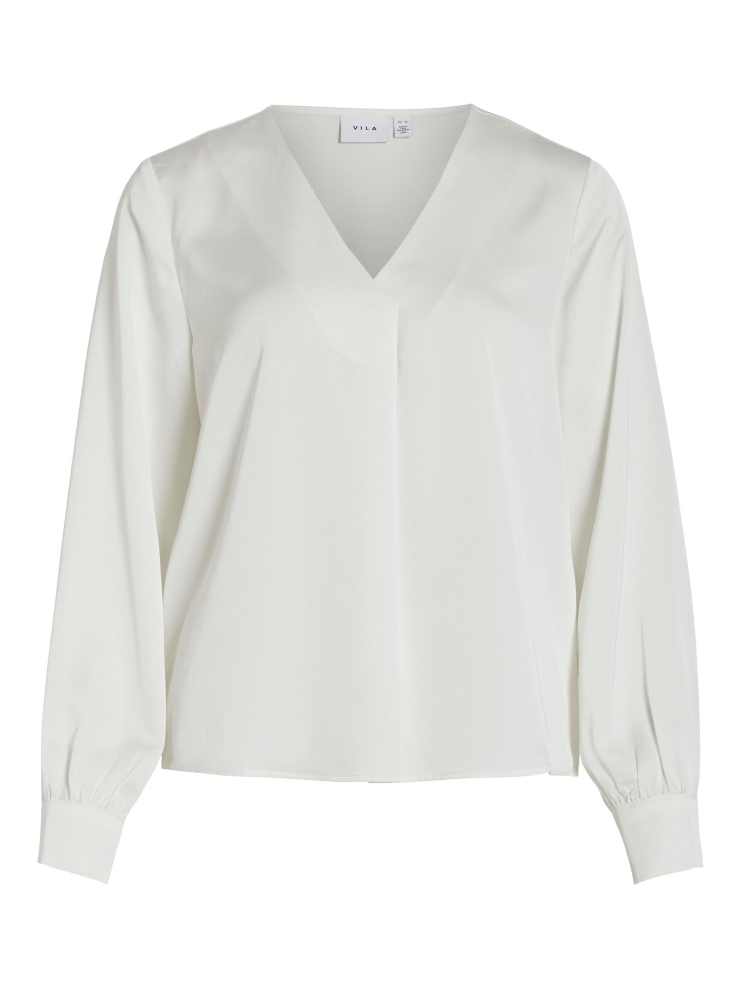 Blusa cuello pico.