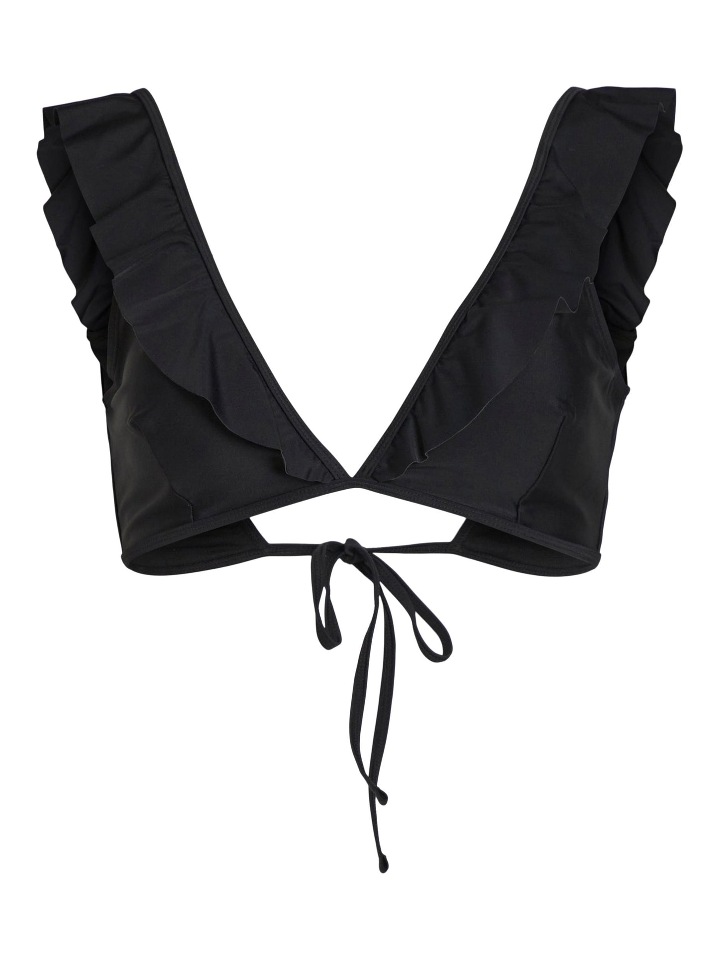 Top bikini volantes.