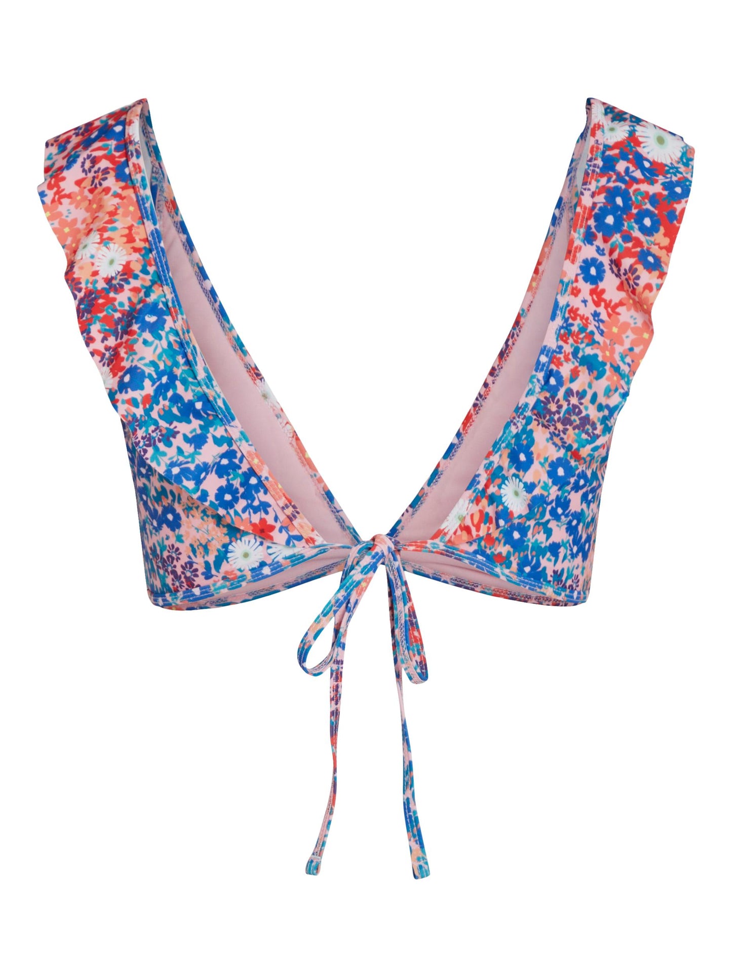 Top bikini volantes.