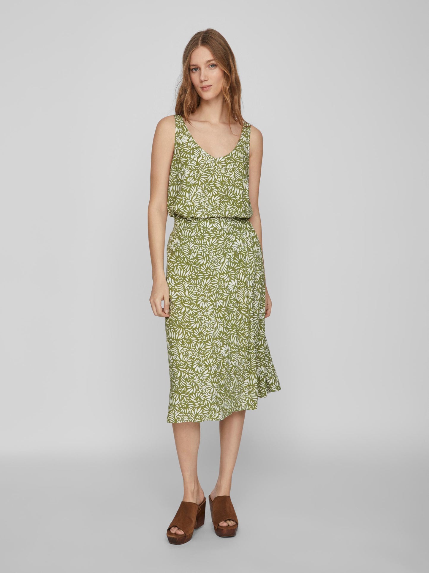Falda estampado floral.