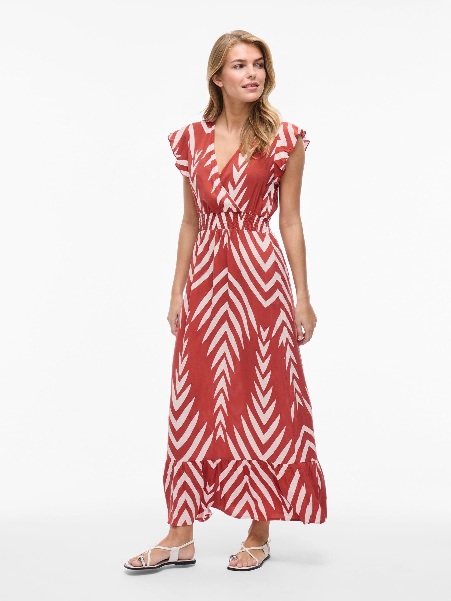 Vestido estampado.