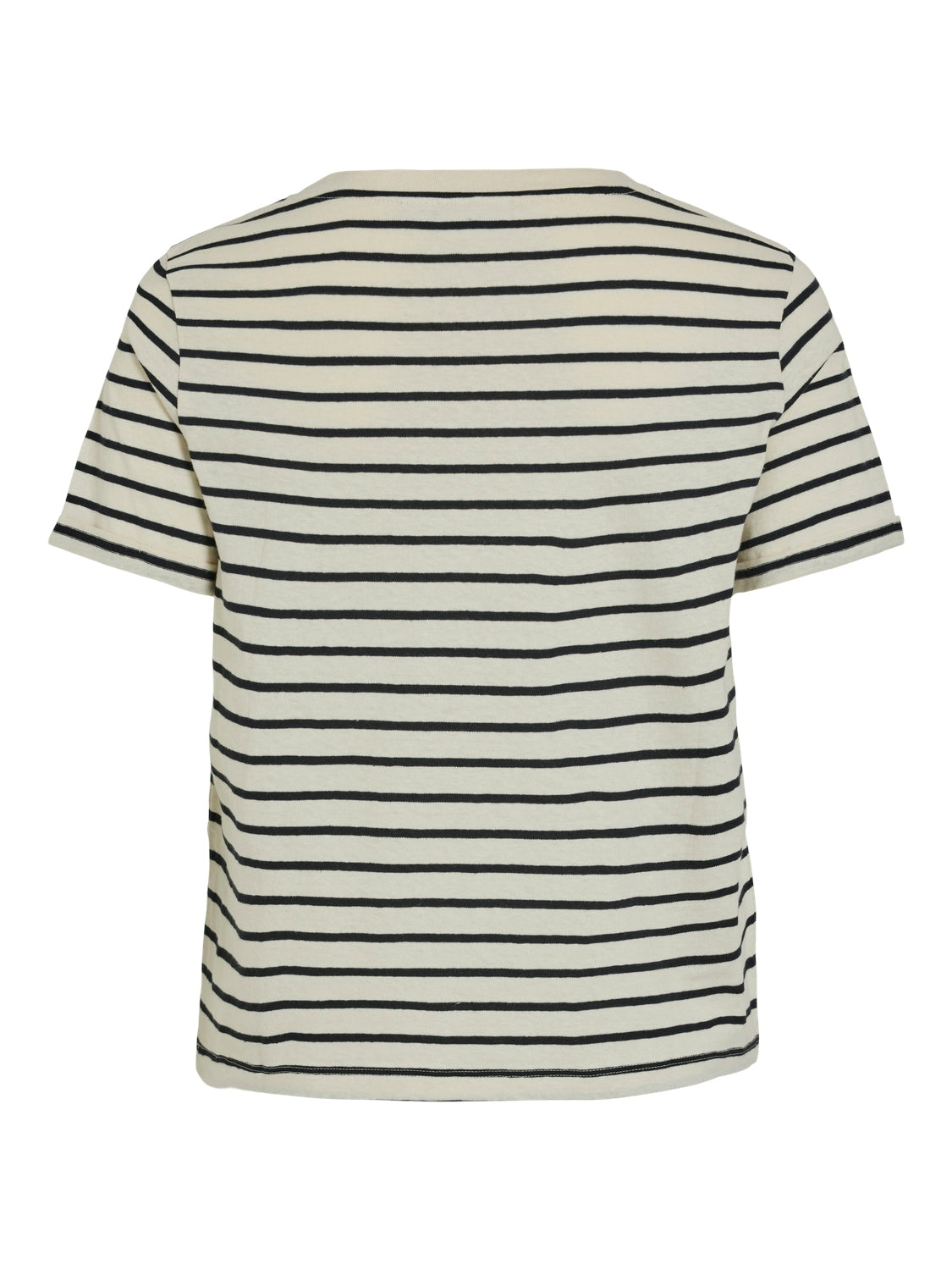 Camiseta a rayas.
