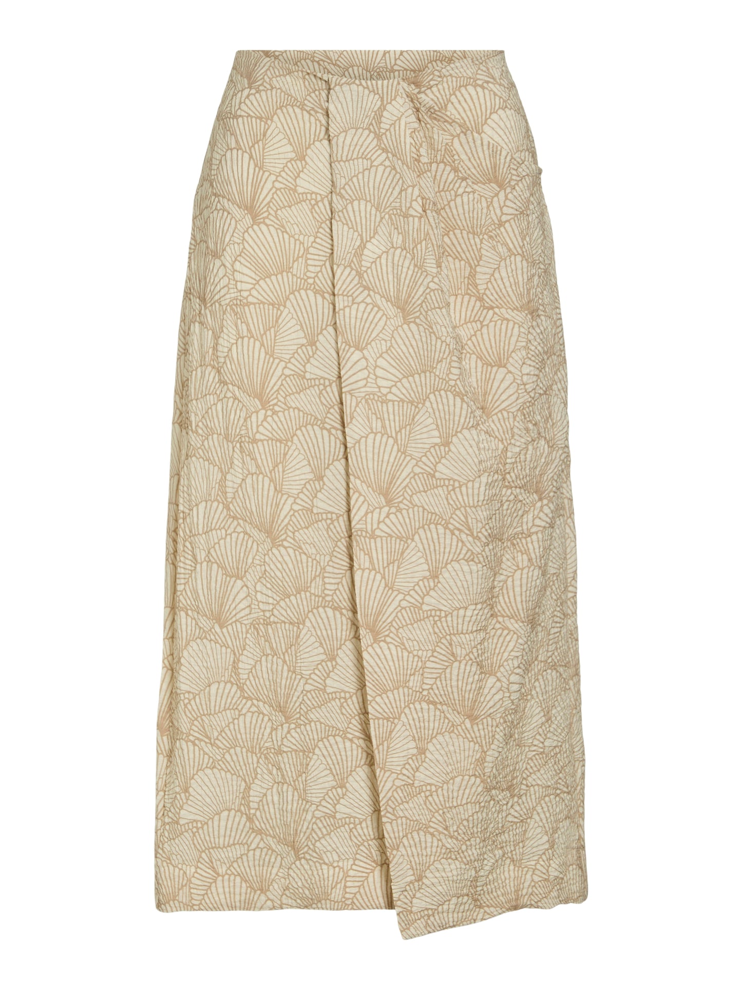 Falda estampada.