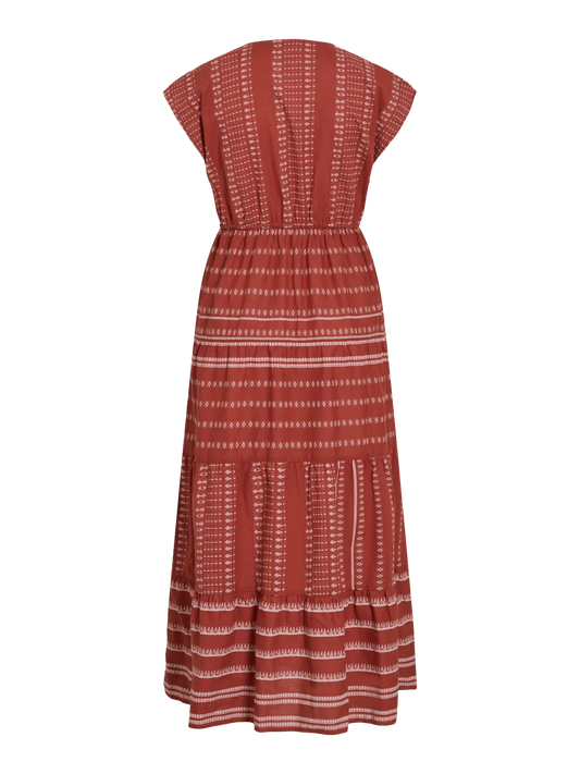 Vestido estampado.