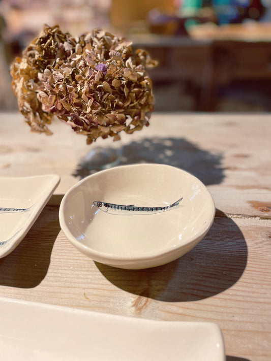 Cuenco anchoa, pulpo y cangrejo