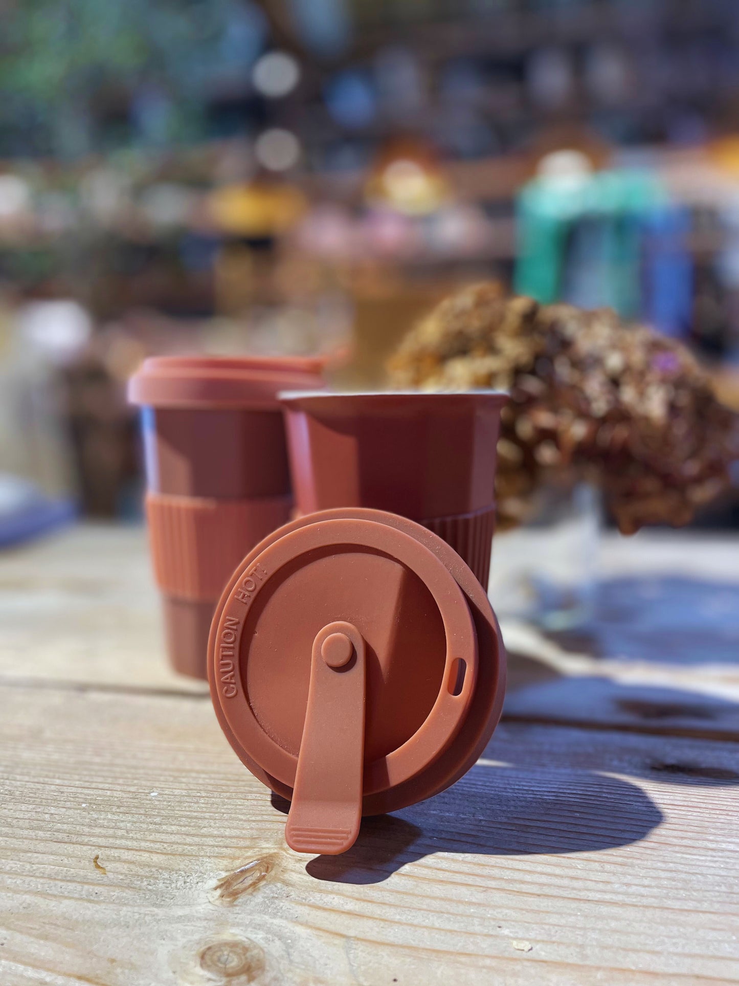 MUG taza llevar silicona