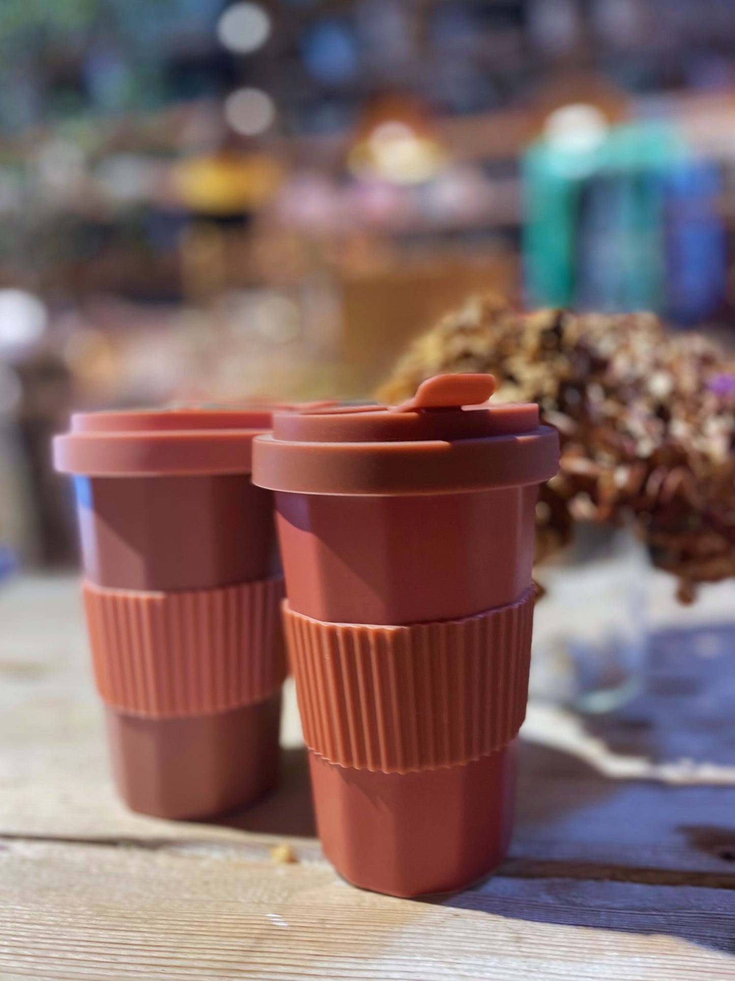 MUG taza llevar silicona