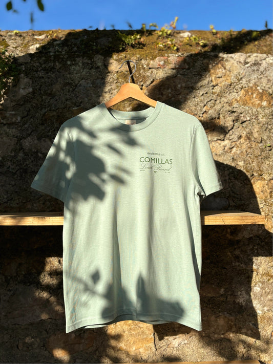 Camiseta RÚSTICA "welcome" aloe.