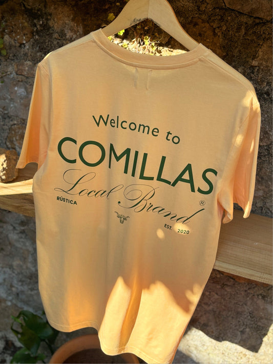 Camiseta RÚSTICA "welcome" níspero.