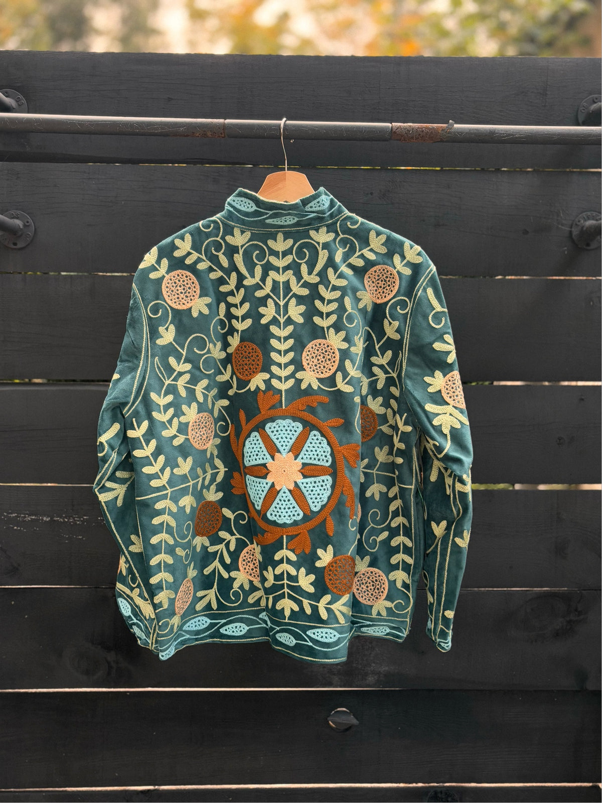 Chaqueta 100% algodón terciopelo.