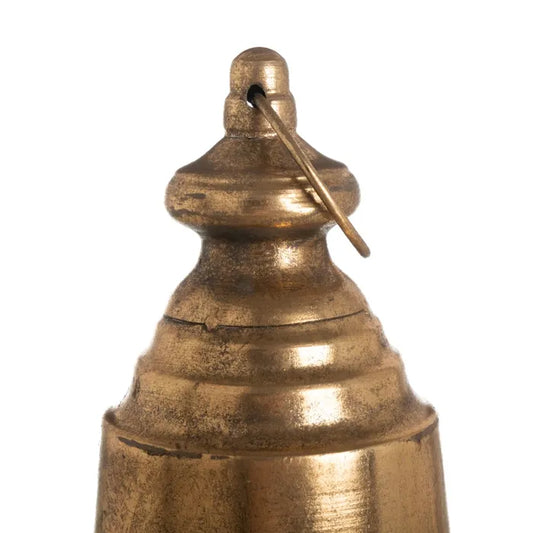 Campana oro metal.