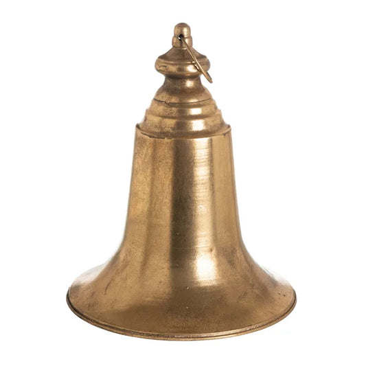 Campana oro metal.