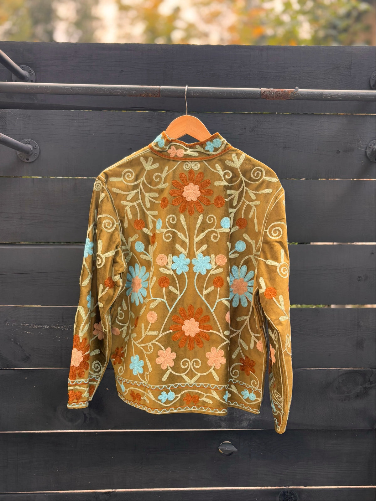 Chaqueta 100% algodón terciopelo.
