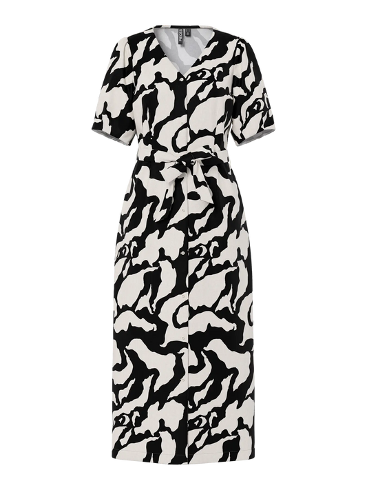 Vestido estampado.
