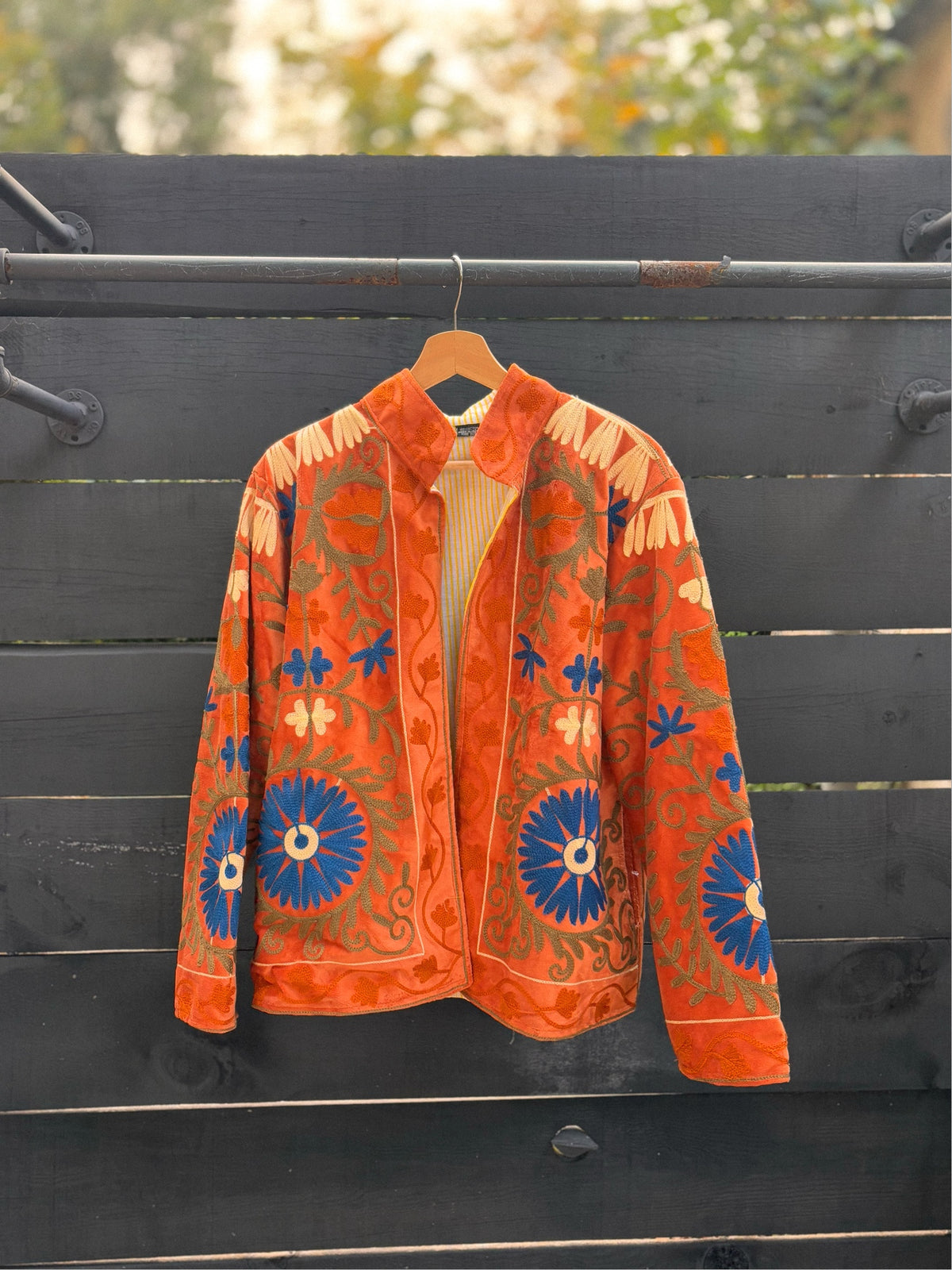 Chaqueta 100% algodón terciopelo.